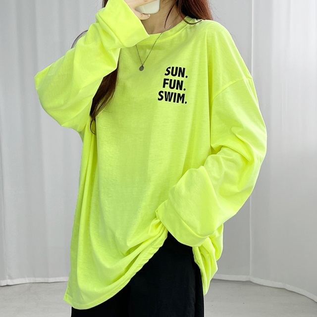 ボクシー長袖プリントTシャツ | 詳細画像16