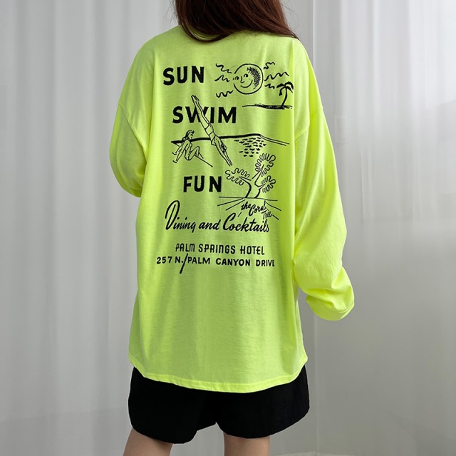 ボクシー長袖プリントTシャツ | 詳細画像18