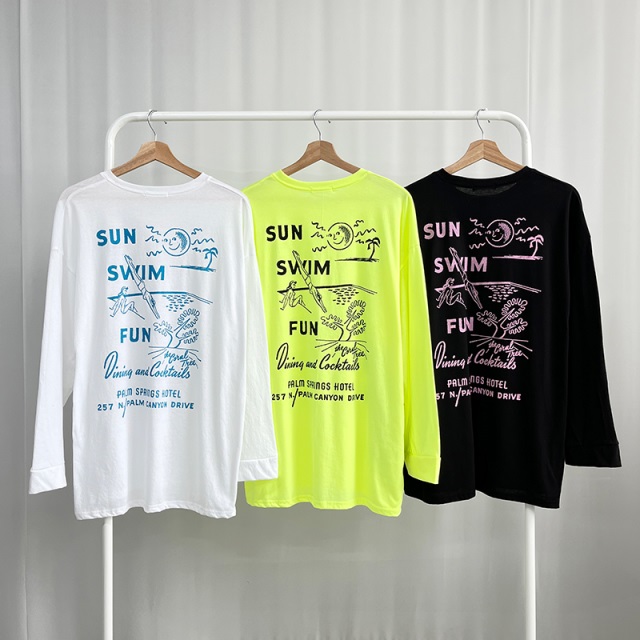 ボクシー長袖プリントTシャツ | 詳細画像19