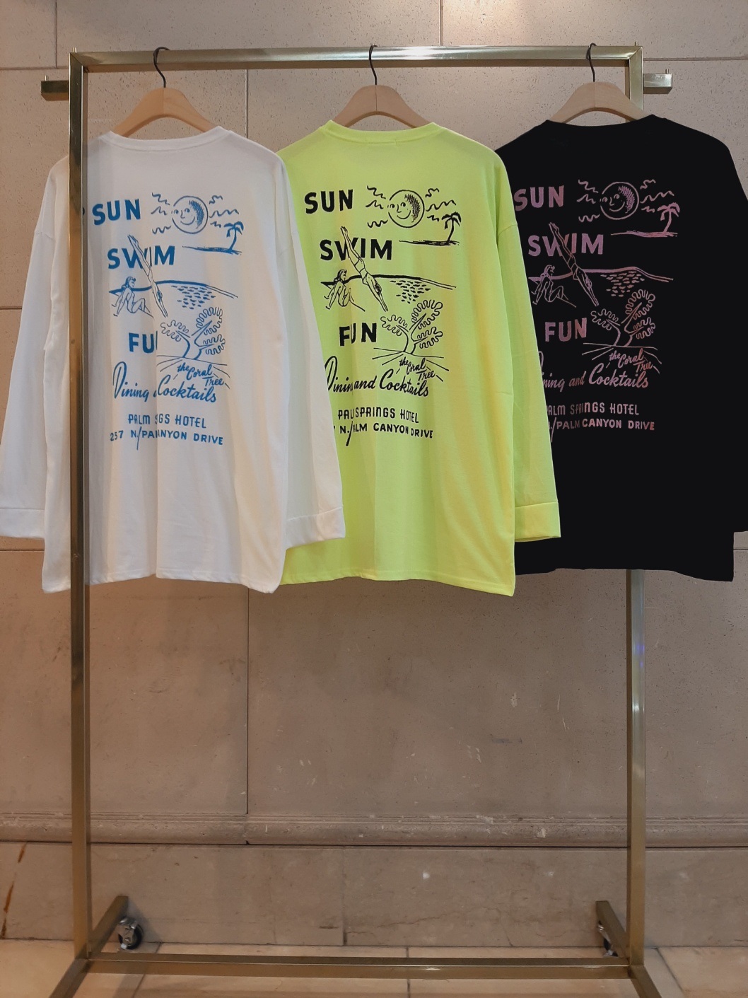 ボクシー長袖プリントTシャツ | 詳細画像24