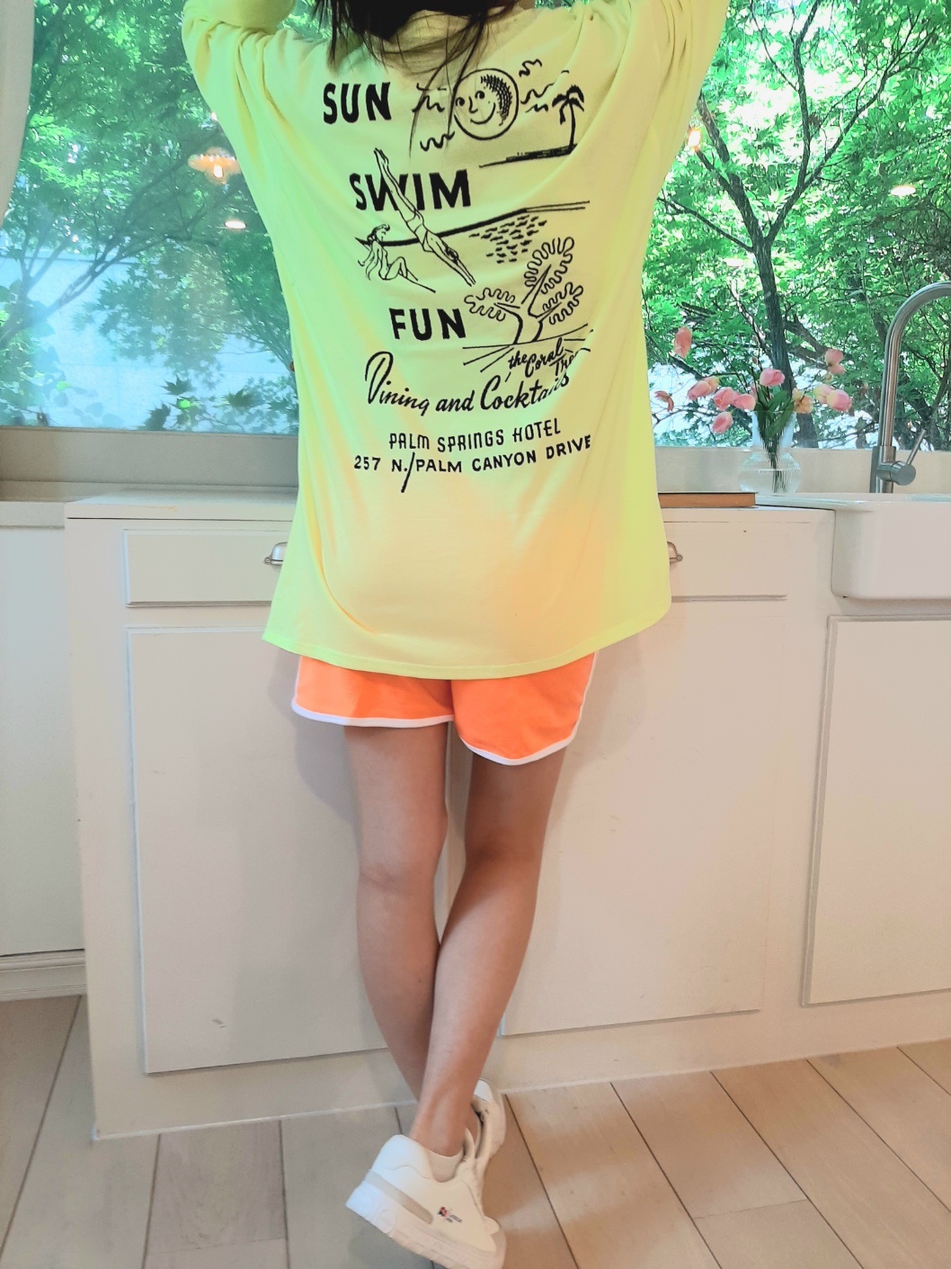 ボクシー長袖プリントTシャツ | 詳細画像30
