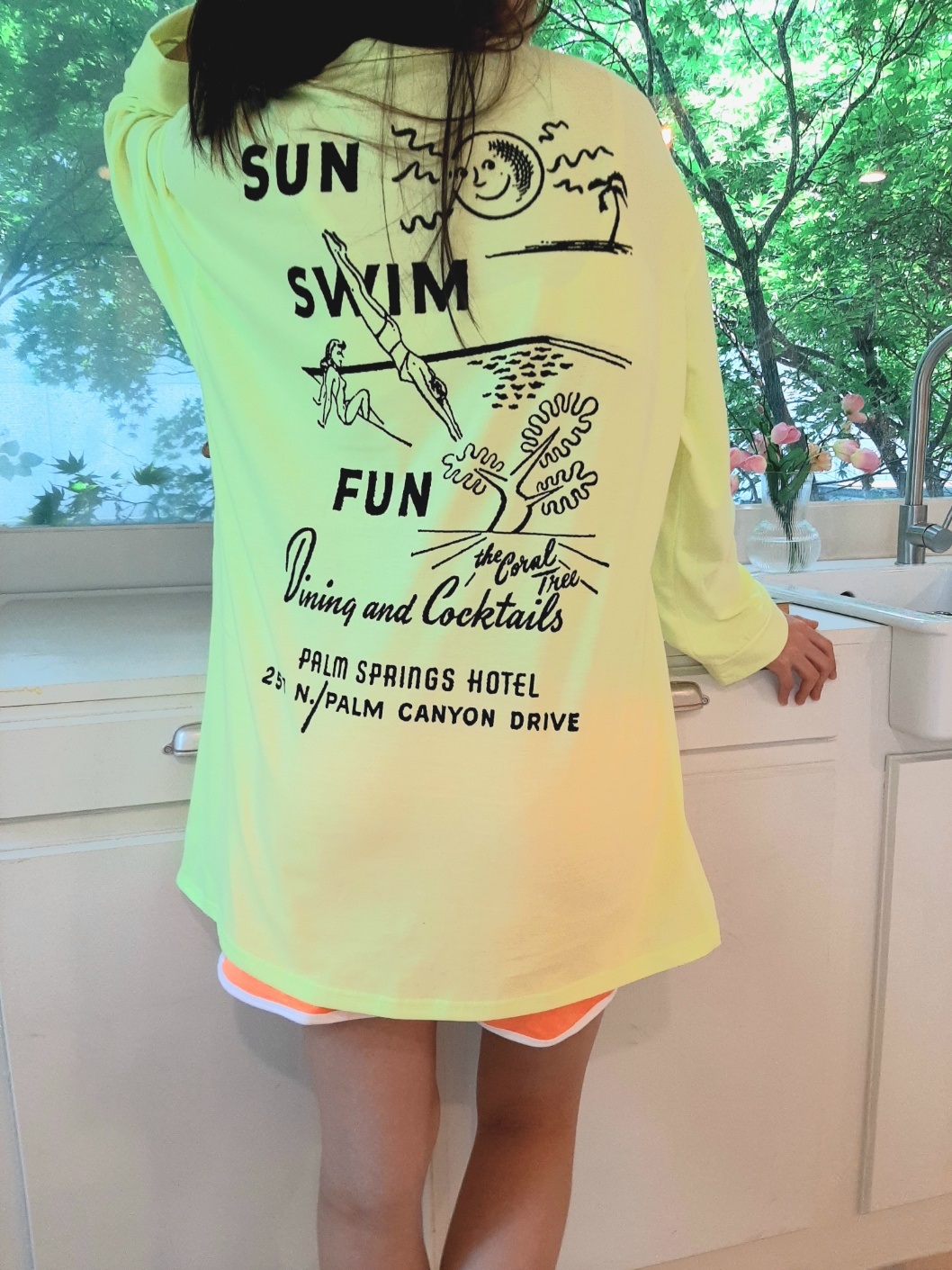 ボクシー長袖プリントTシャツ | 詳細画像31