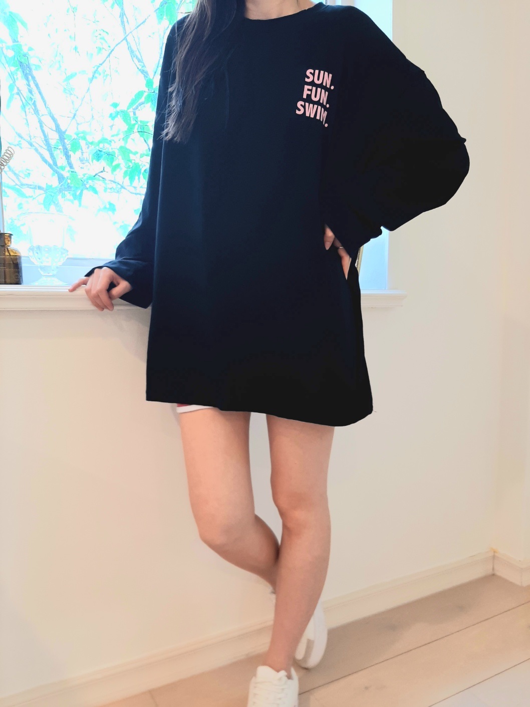 ボクシー長袖プリントTシャツ | 詳細画像33