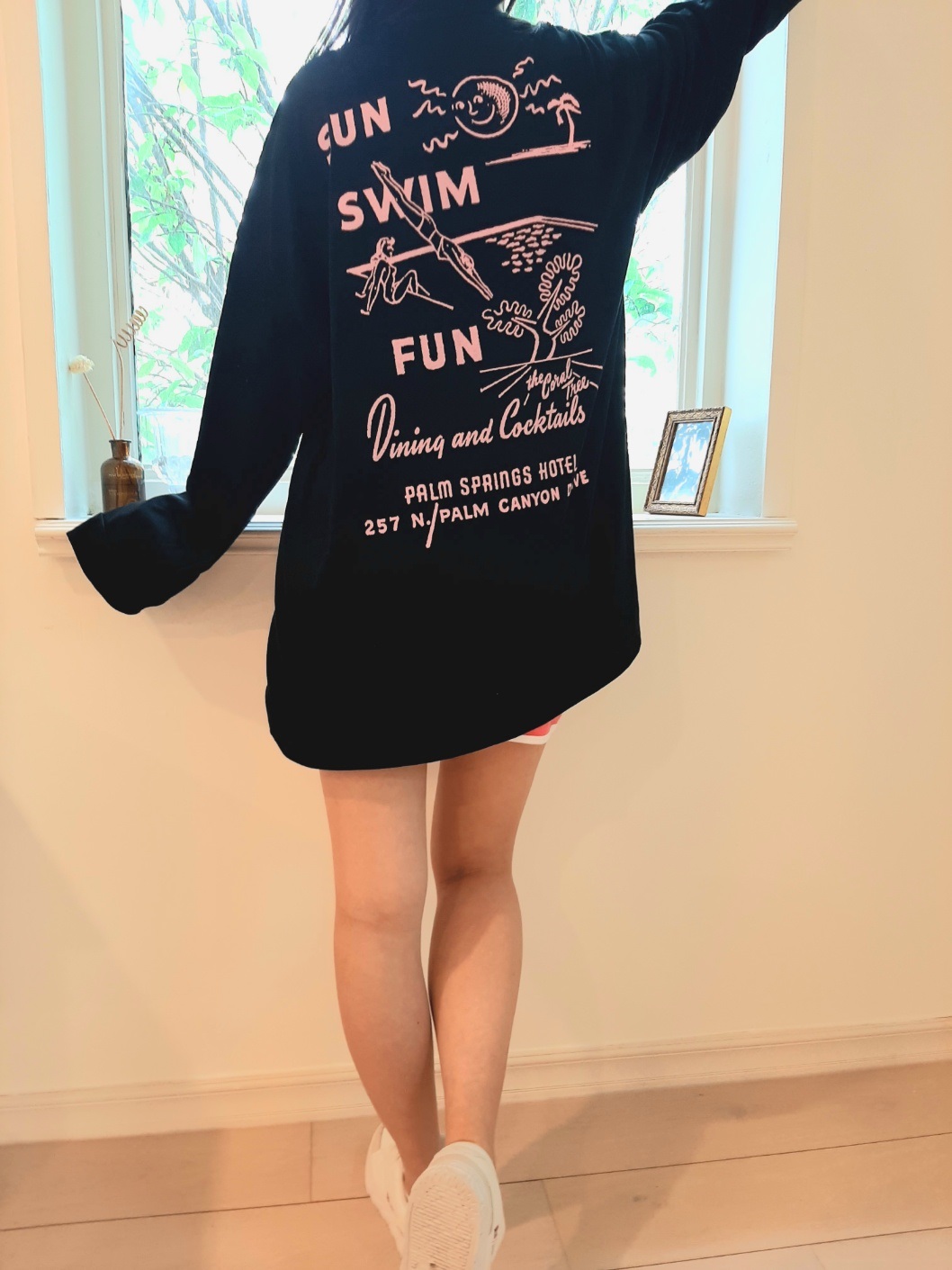 ボクシー長袖プリントTシャツ | 詳細画像35