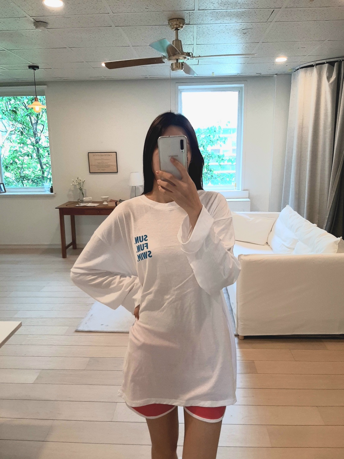 ボクシー長袖プリントTシャツ | 詳細画像40