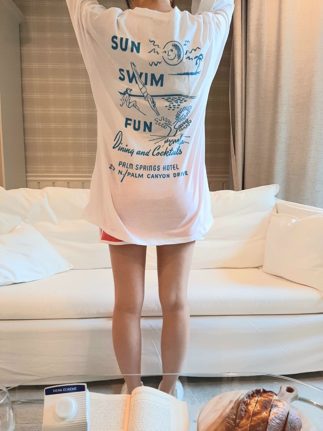 ボクシー長袖プリントTシャツ | 詳細画像44