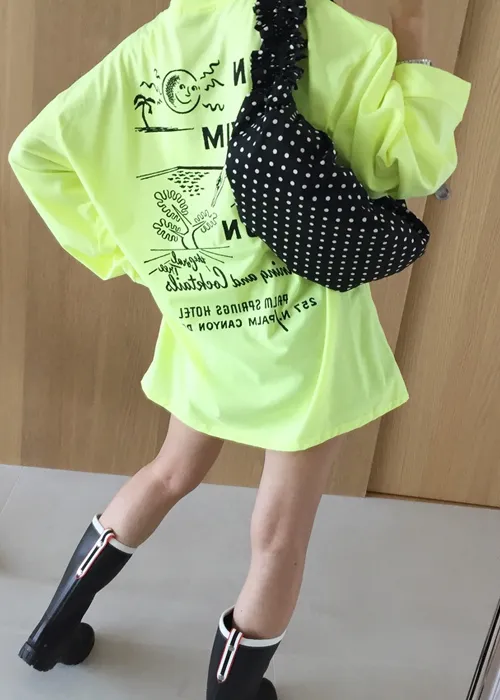 ボクシー長袖プリントTシャツ | 詳細画像1