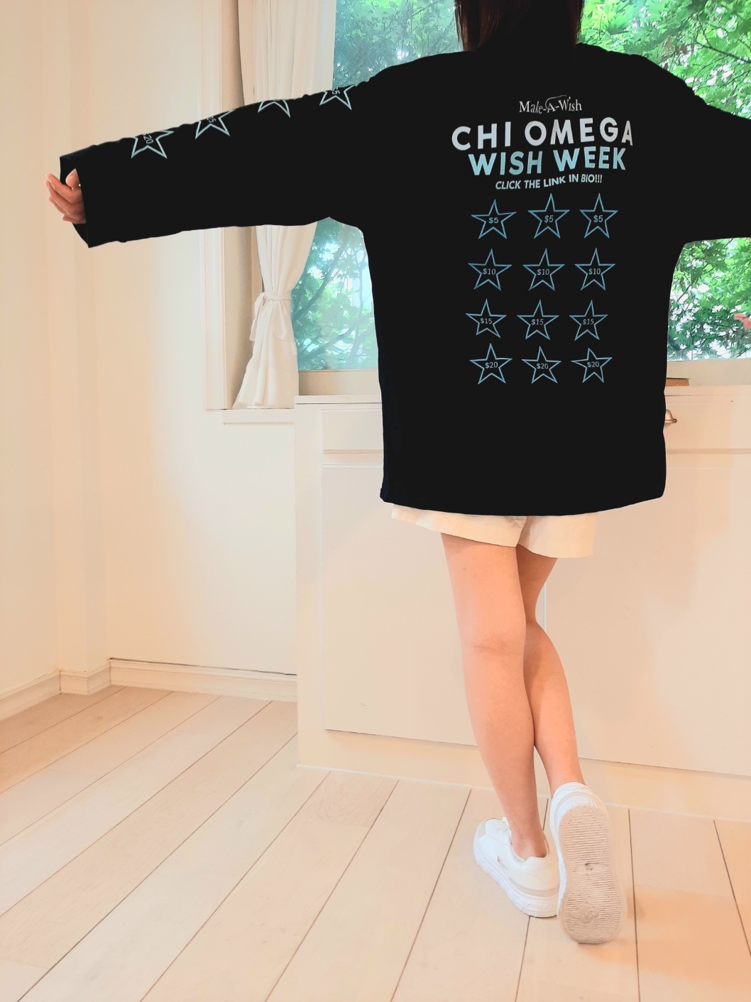ボクシー長袖プリントTシャツ | 詳細画像3