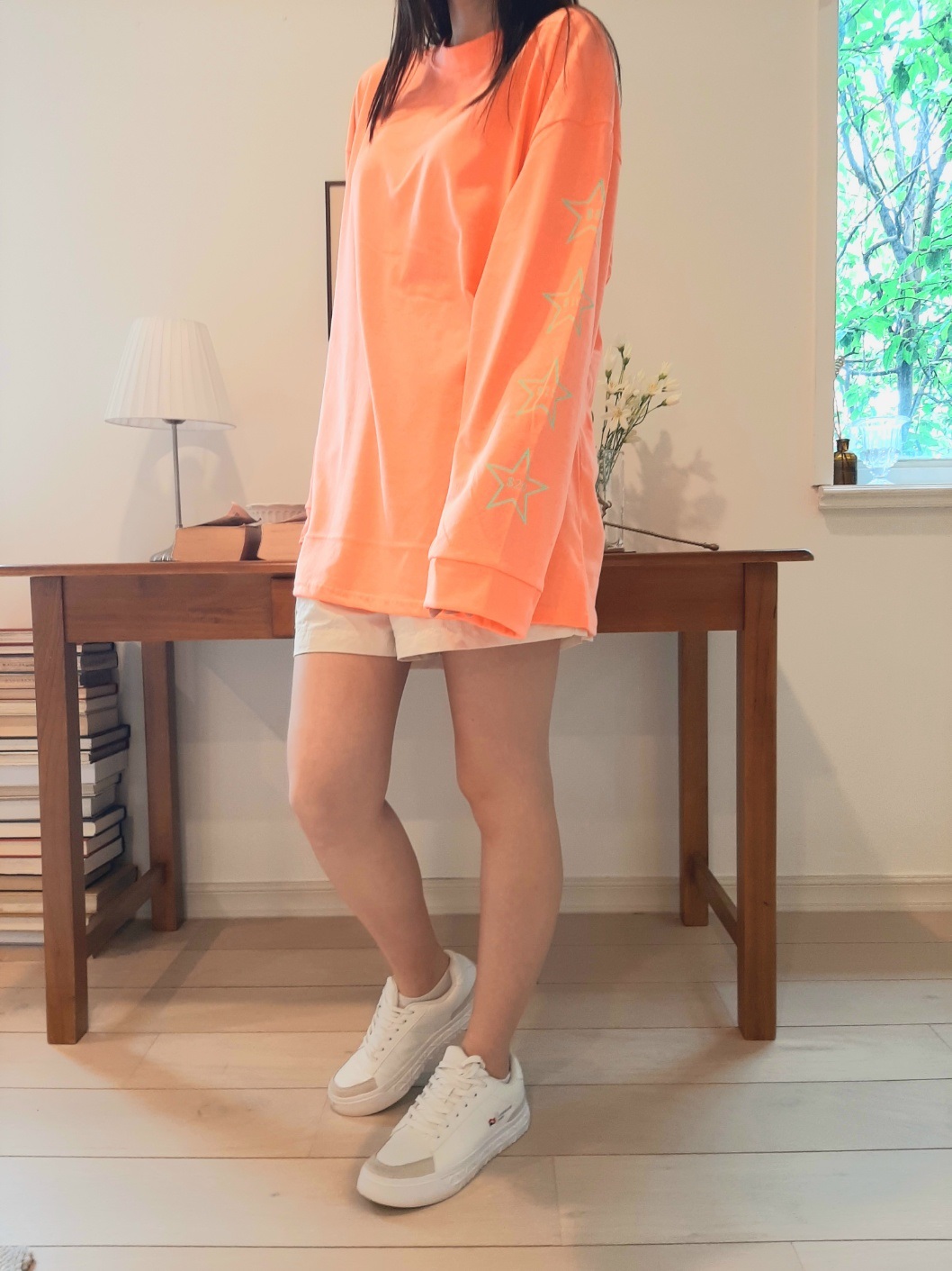 ボクシー長袖プリントTシャツ | 詳細画像8