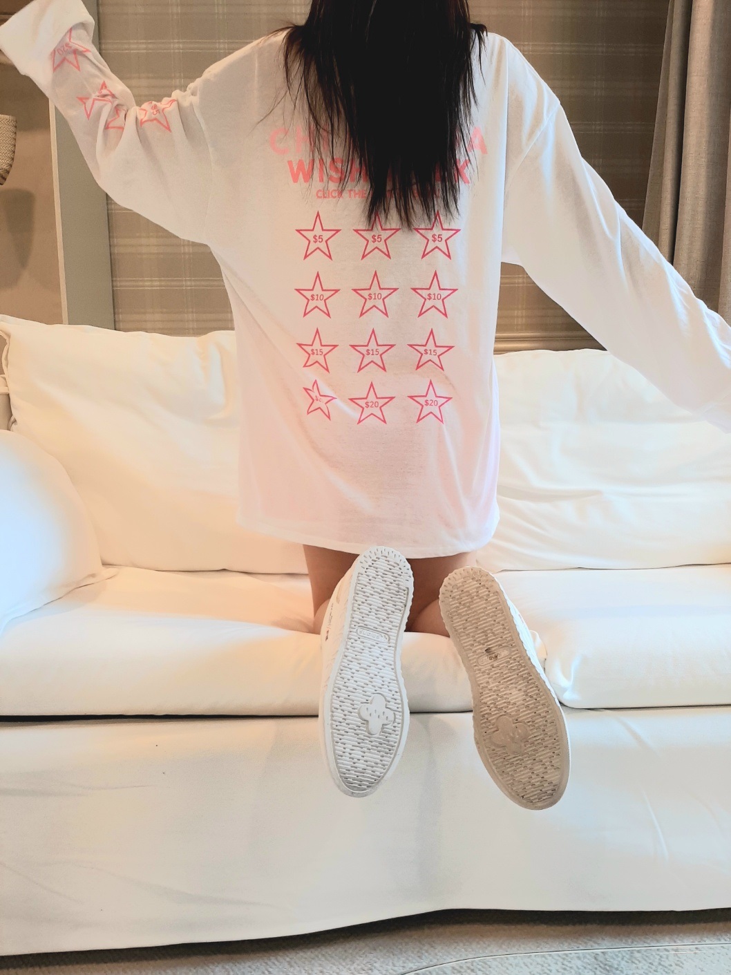 ボクシー長袖プリントTシャツ | 詳細画像13
