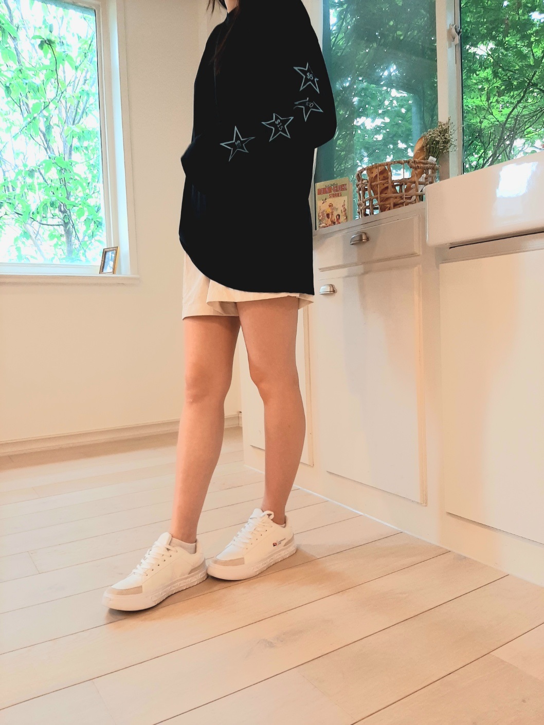 ボクシー長袖プリントTシャツ | 詳細画像5