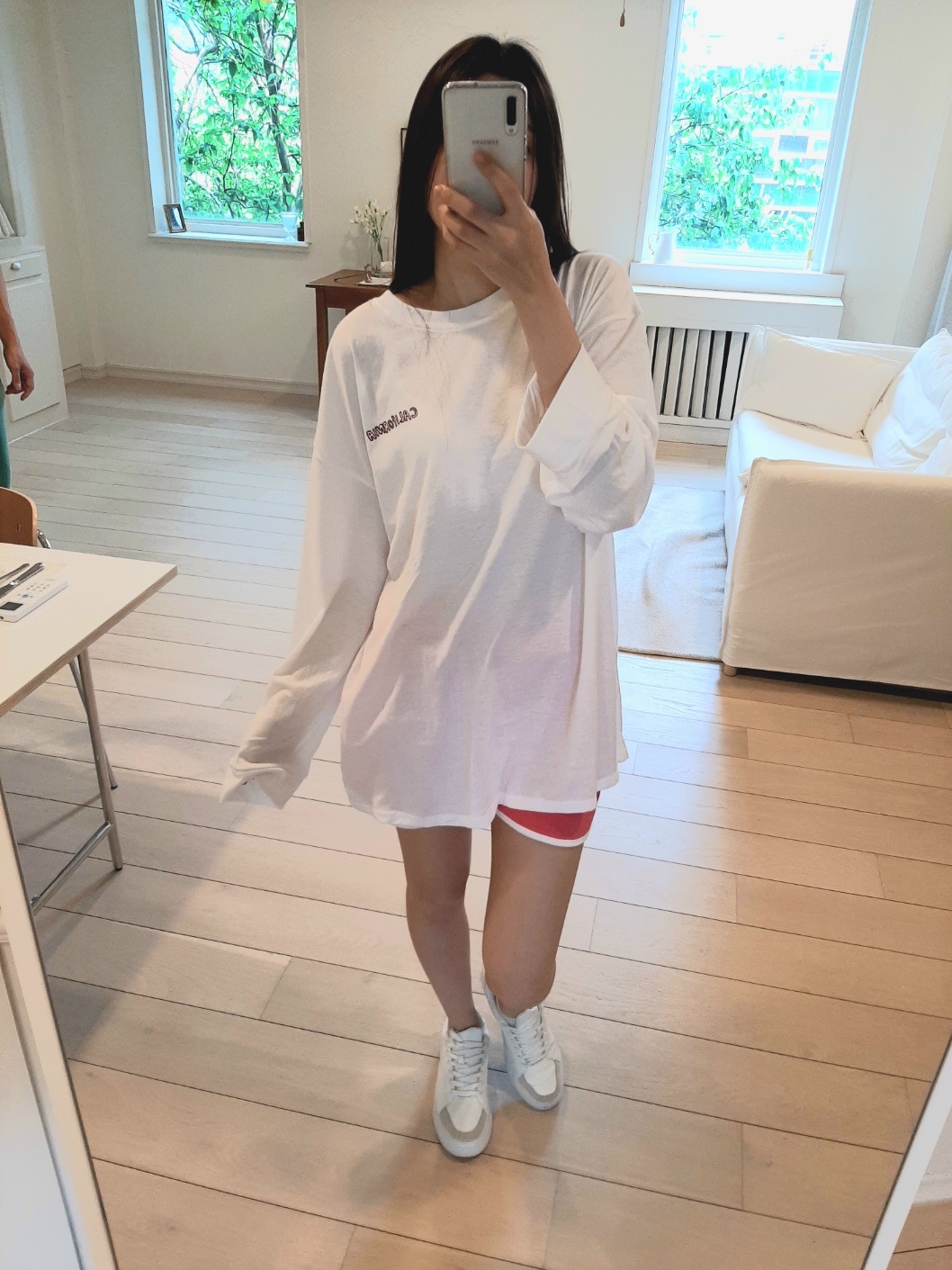 ボクシー長袖プリントTシャツ | 詳細画像3