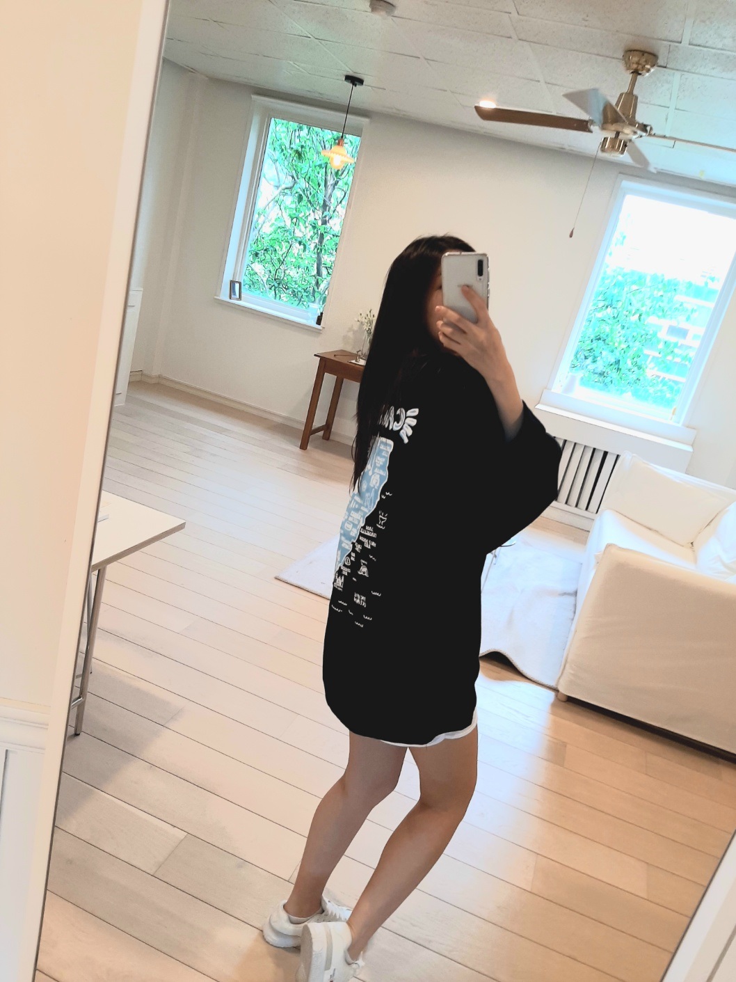 ボクシー長袖プリントTシャツ | 詳細画像11