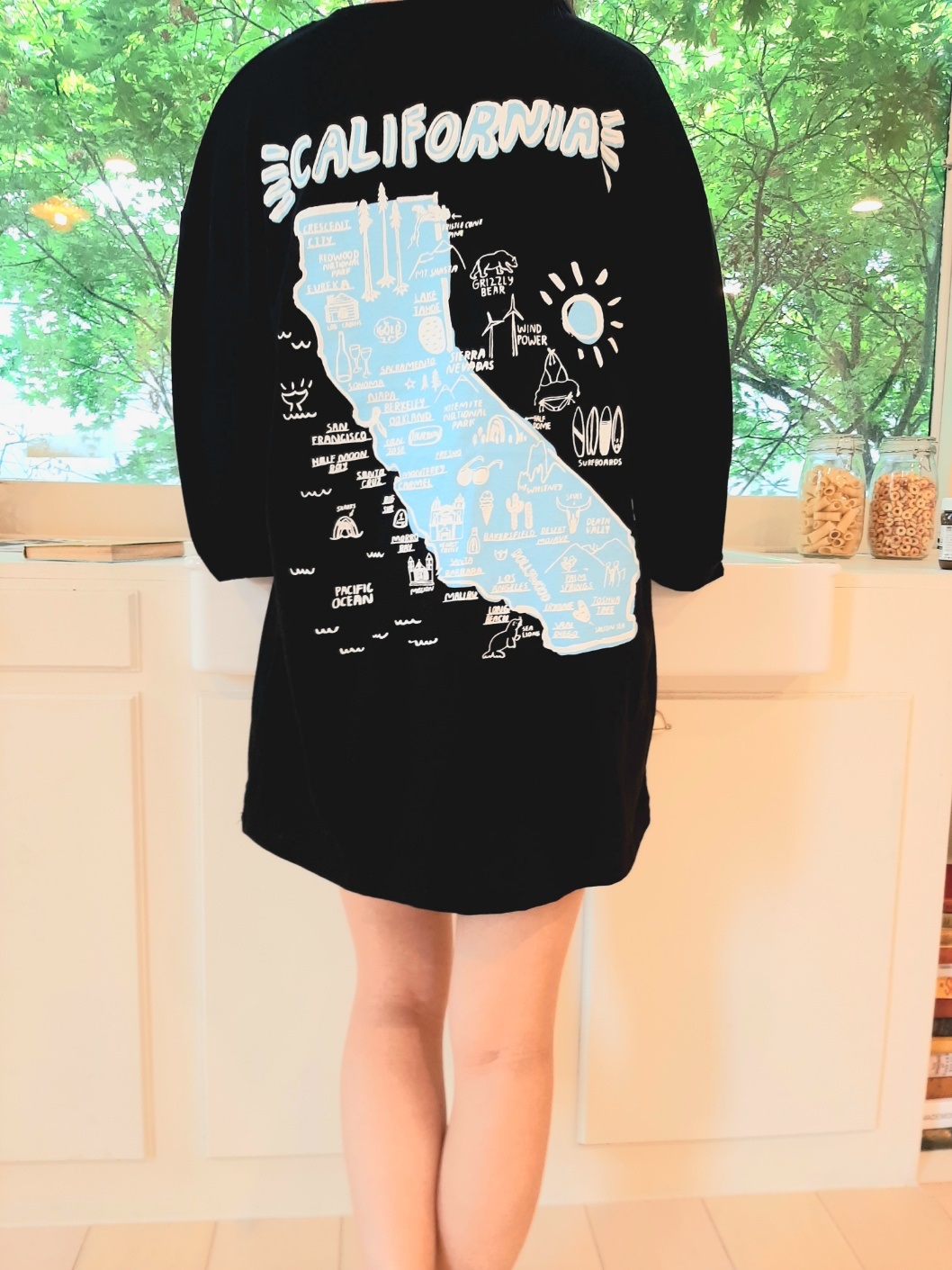 ボクシー長袖プリントTシャツ | 詳細画像13