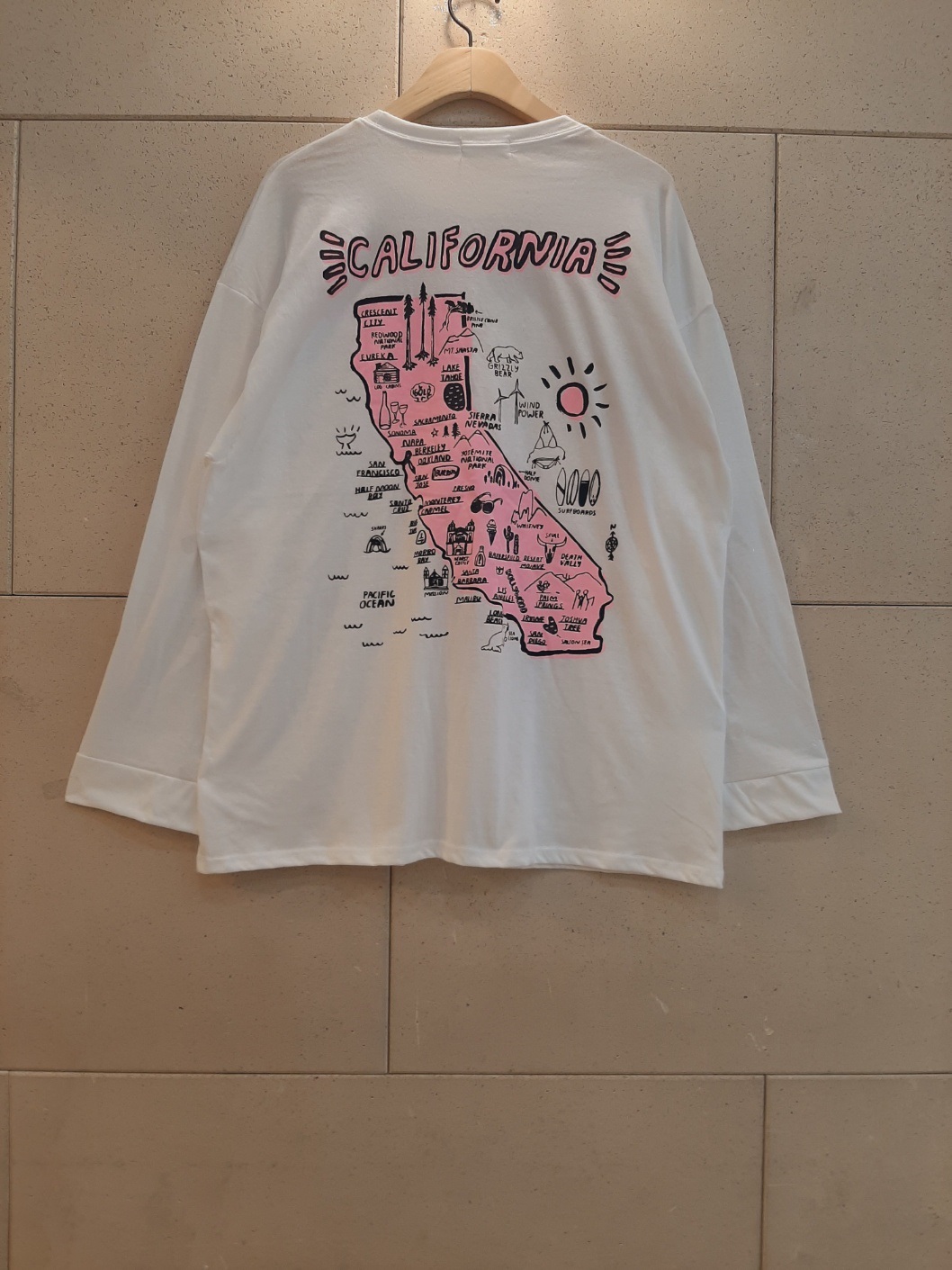 ボクシー長袖プリントTシャツ | 詳細画像17