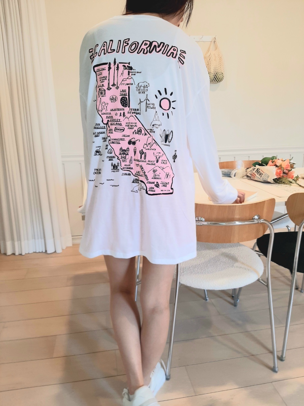 ボクシー長袖プリントTシャツ | 詳細画像22