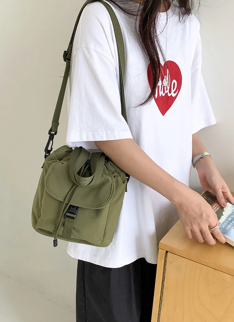 2WAYドローコードバックルカラーショルダーバッグ | whosbag | 詳細画像1