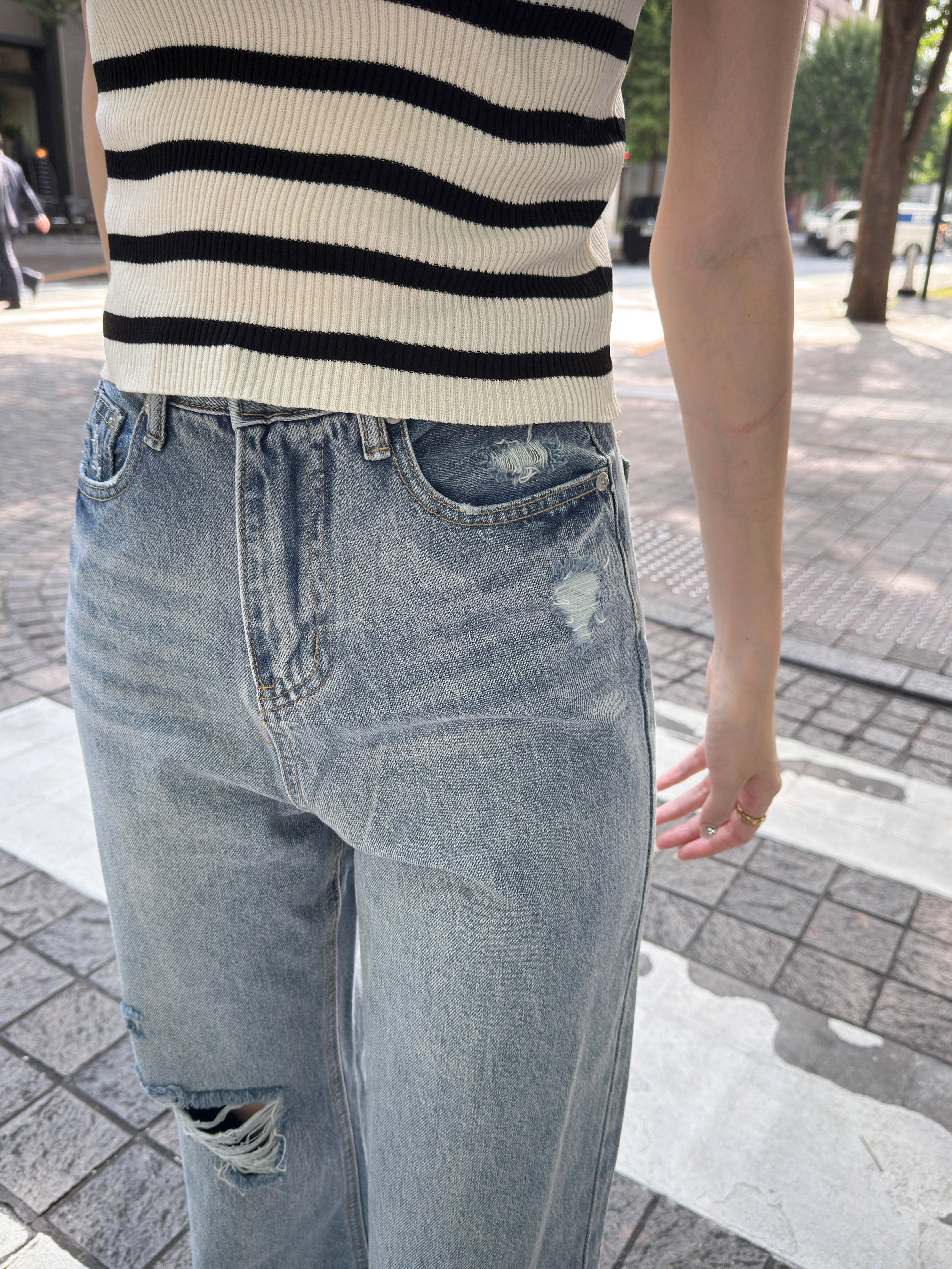 ダメージロングデニムパンツ | 詳細画像14