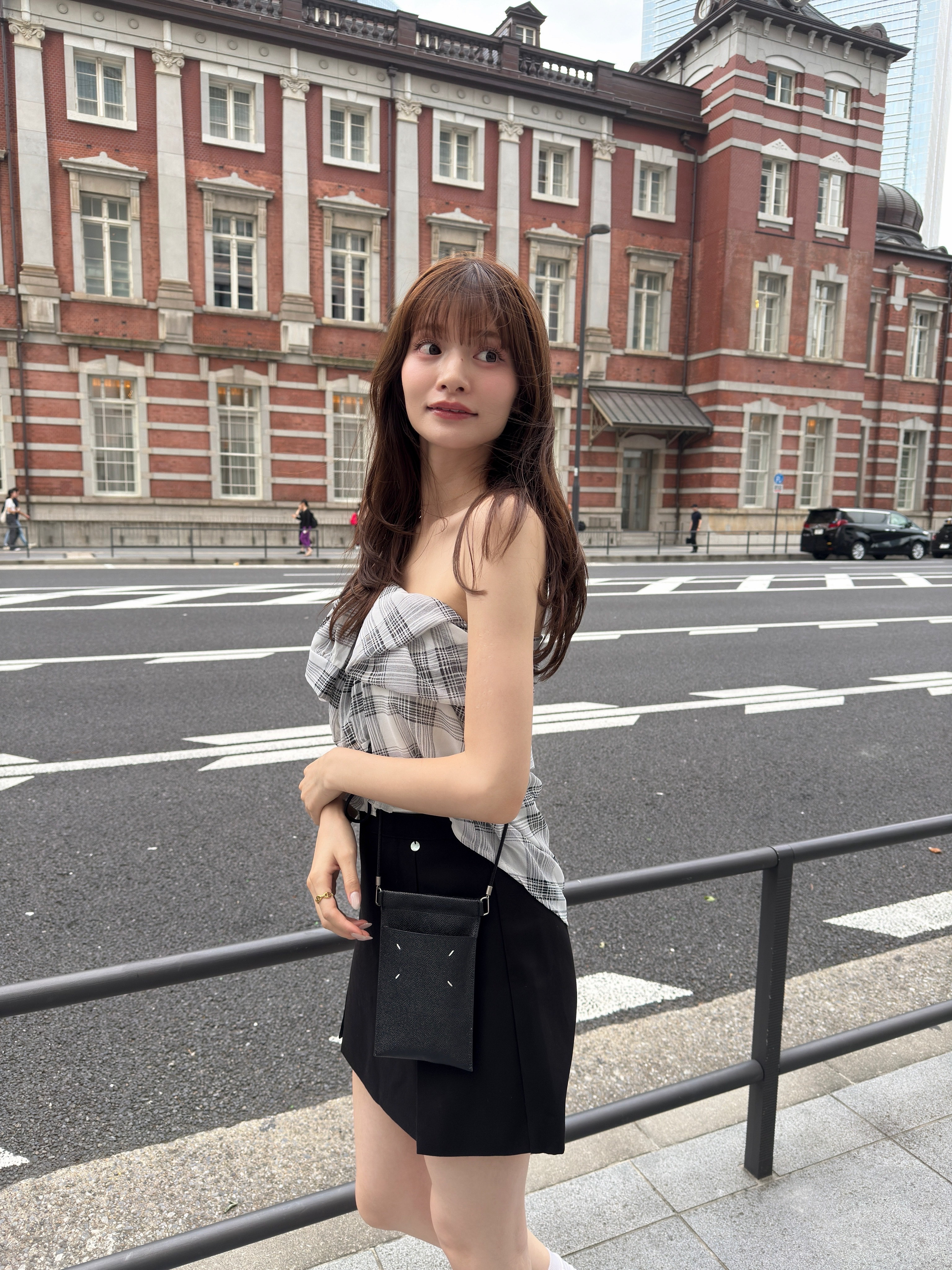 長袖シアーチェックシャツ | 詳細画像10