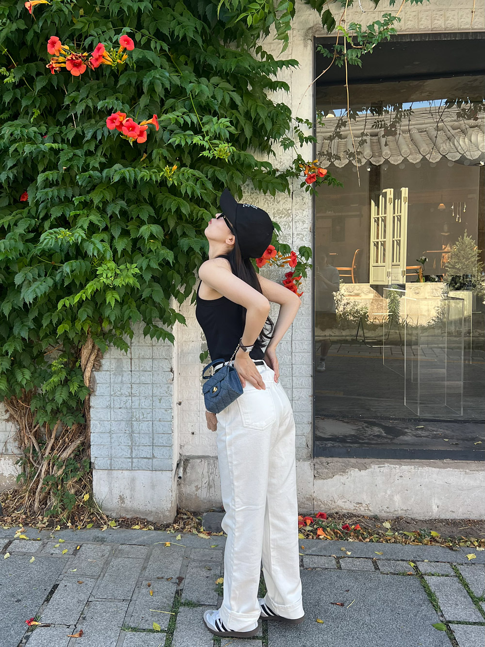 ベーシックコットンワイドパンツ | 詳細画像2