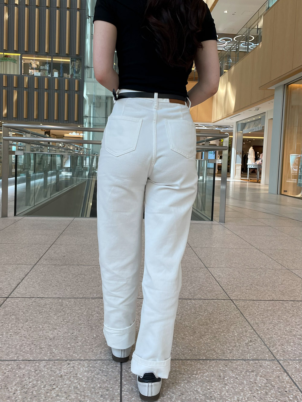 ベーシックコットンワイドパンツ | 詳細画像9