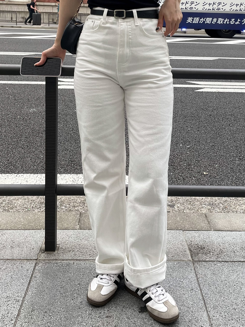 ベーシックコットンワイドパンツ | 詳細画像10