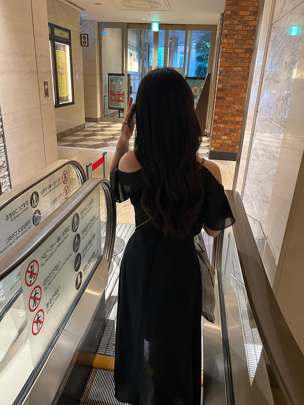 オープンショルダーシフォンワンピース | 詳細画像15