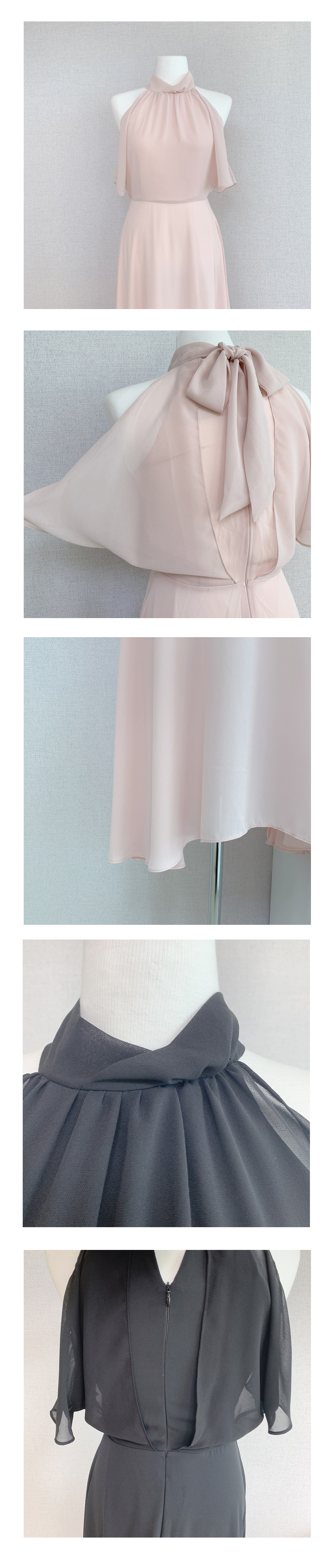 オープンショルダーシフォンワンピース | 詳細画像24