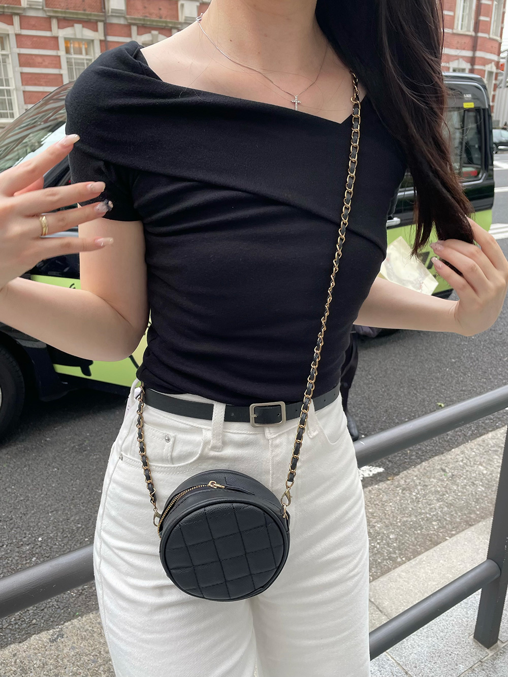 2WAYアシメネックトップス | 詳細画像3