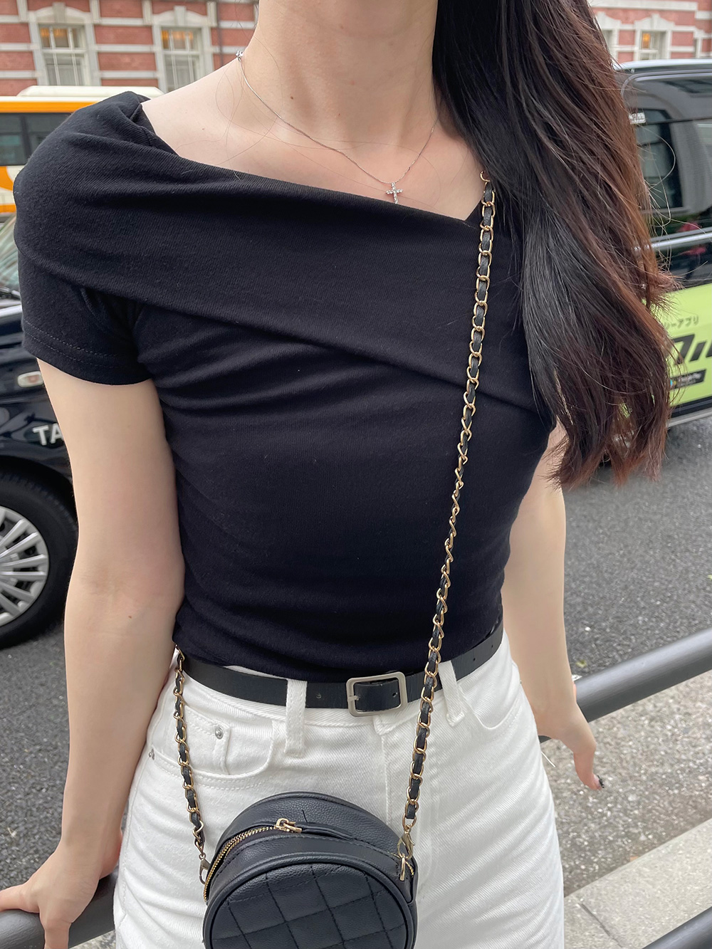 2WAYアシメネックトップス | 詳細画像5