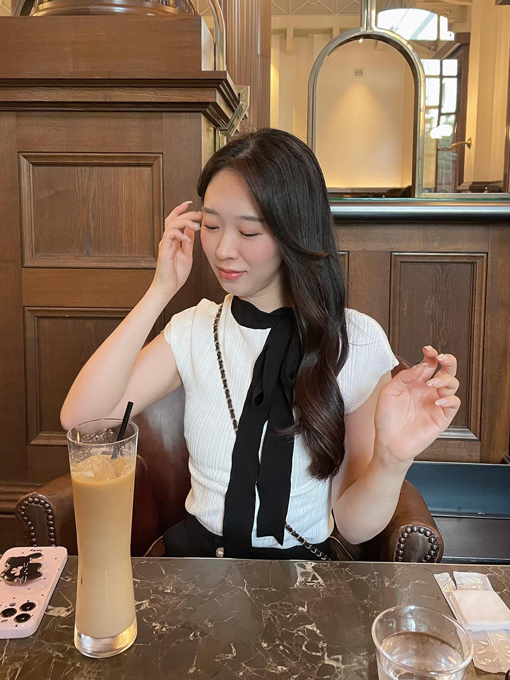 ボウタイリボン半袖ニット | 詳細画像9