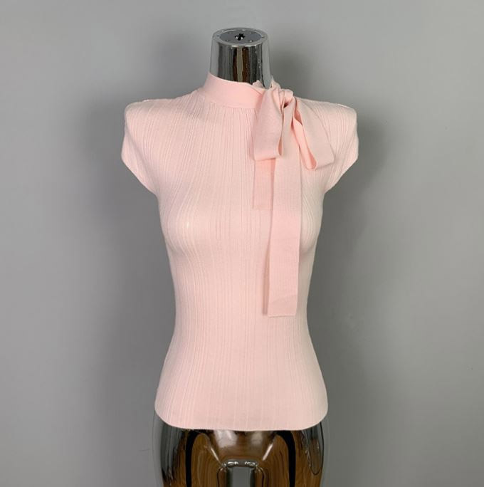 ボウタイリボン半袖ニット | 詳細画像26