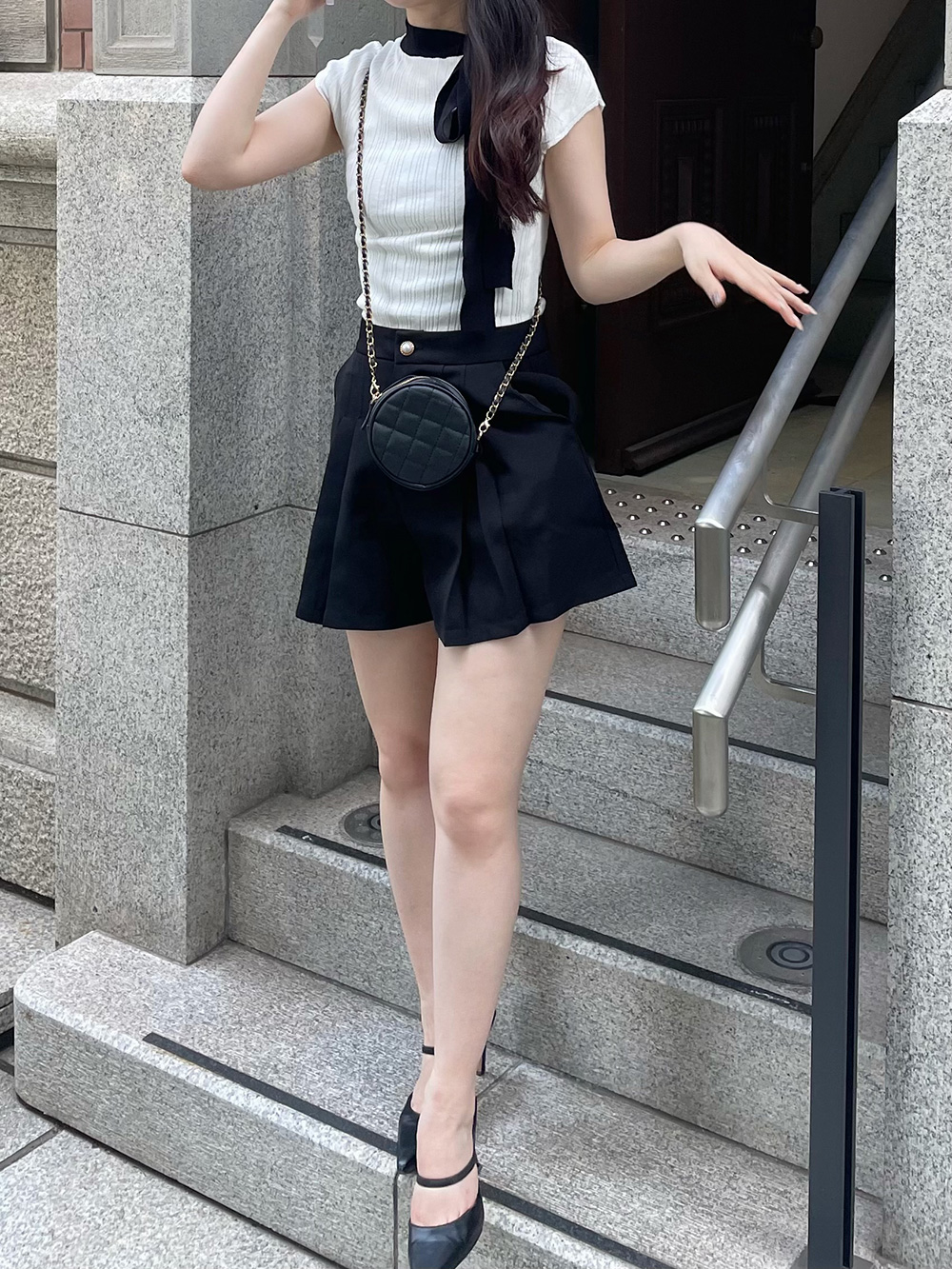 ボウタイリボン半袖ニット | 詳細画像7