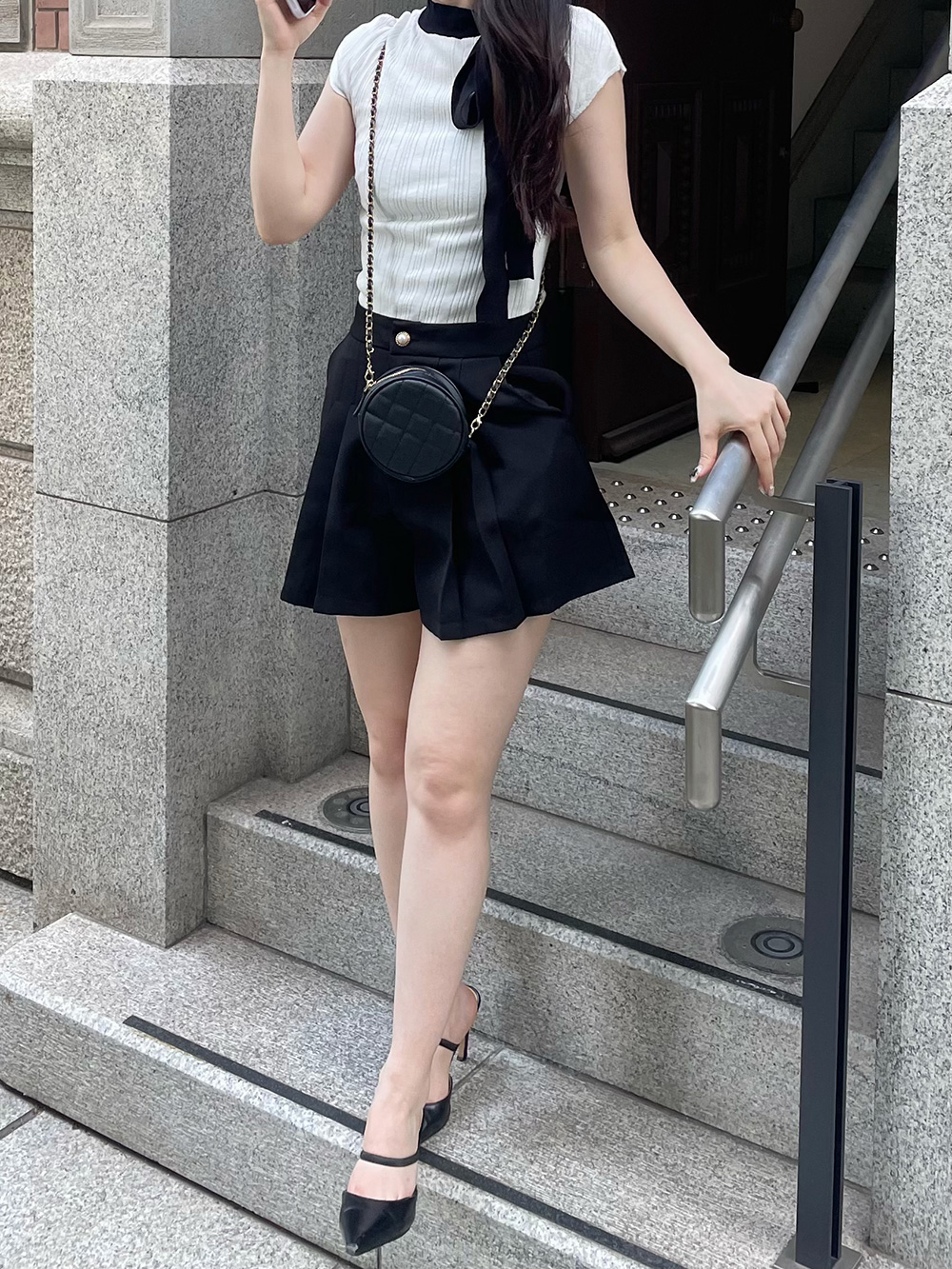 ボウタイリボン半袖ニット | 詳細画像10