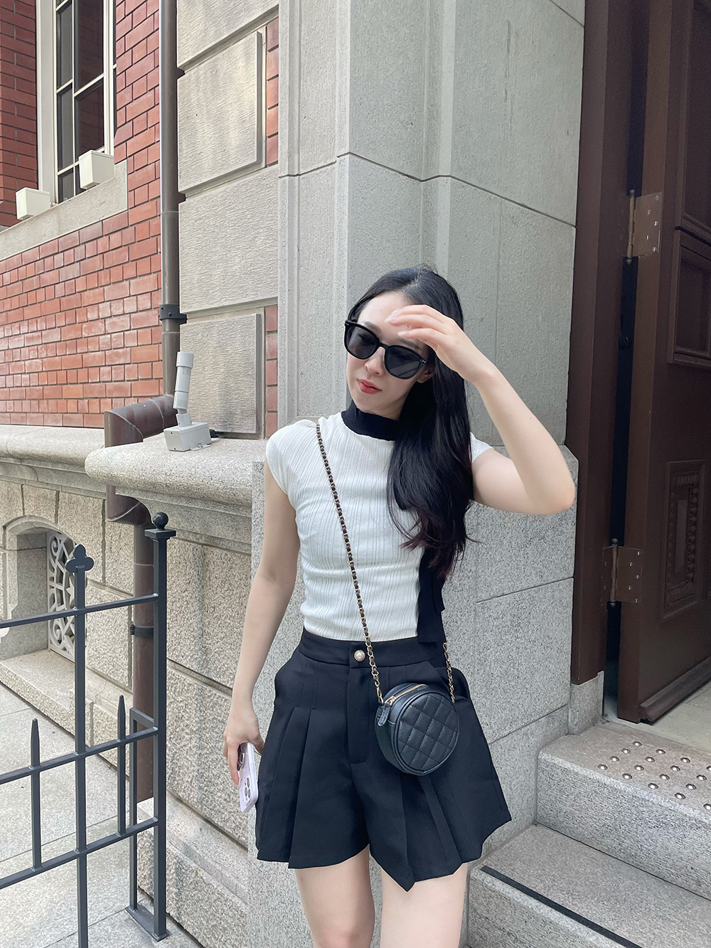 ボウタイリボン半袖ニット | 詳細画像15