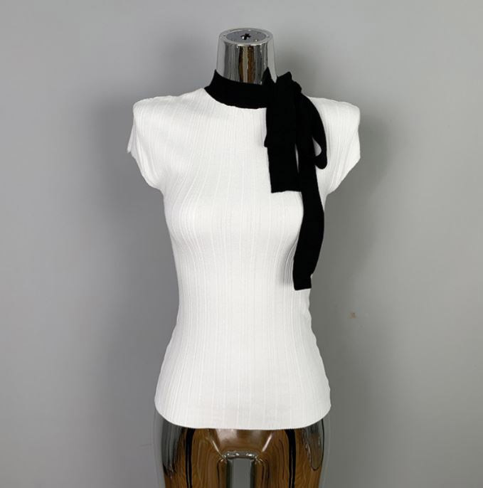 ボウタイリボン半袖ニット | 詳細画像23