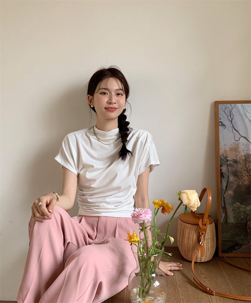 ギャザー半袖Tシャツ | 詳細画像2
