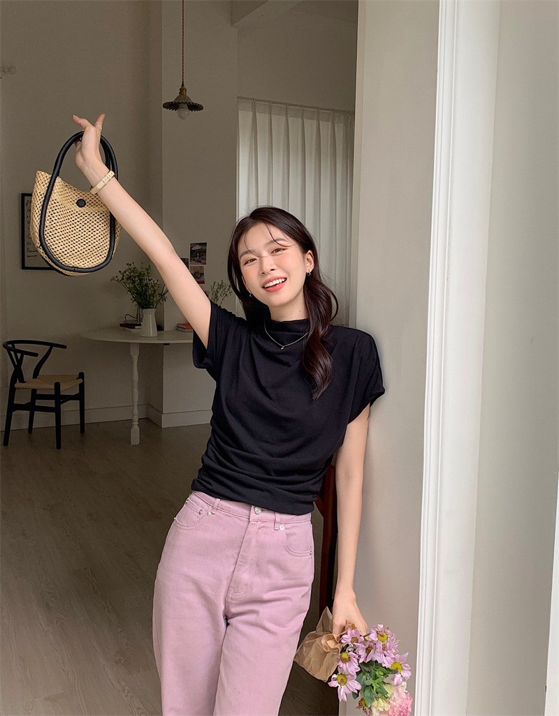 ギャザー半袖Tシャツ | 詳細画像19