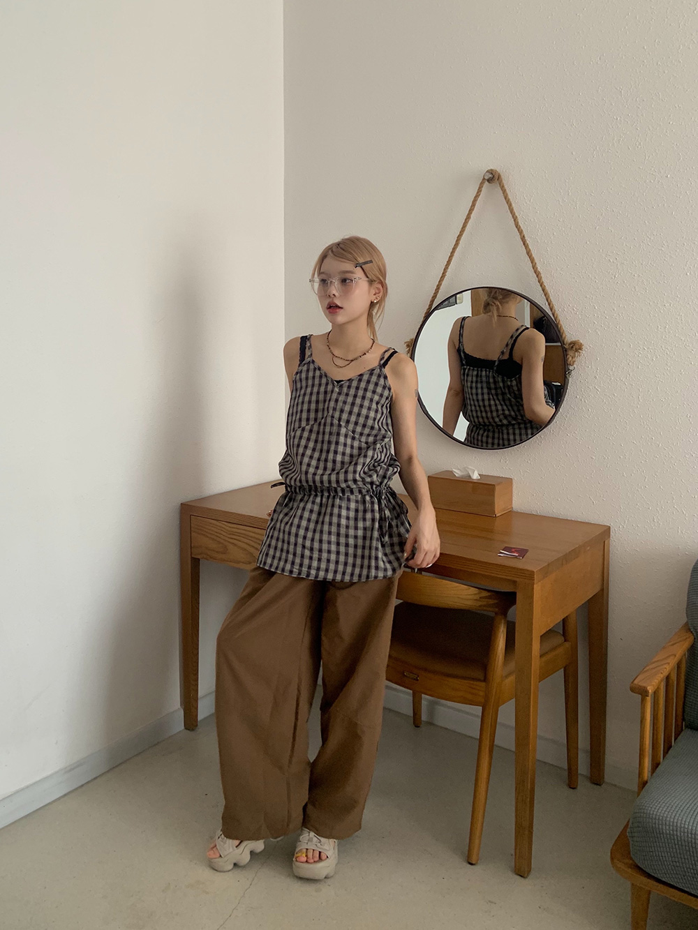 ラインダーツドロストワイドパンツ | 詳細画像9