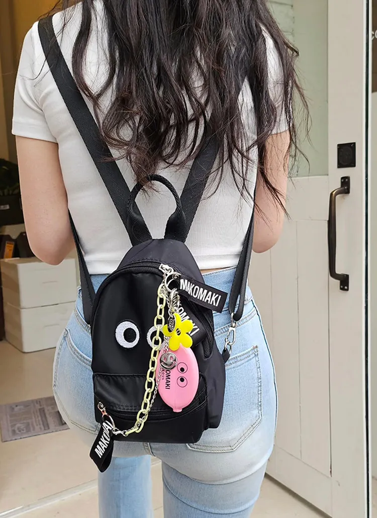 刺繍パッチプリントバックパック | whosbag | 詳細画像1
