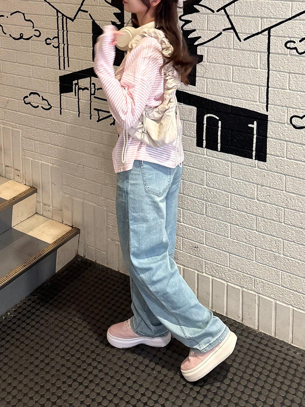 ボーダークロススリットTシャツ | 詳細画像7