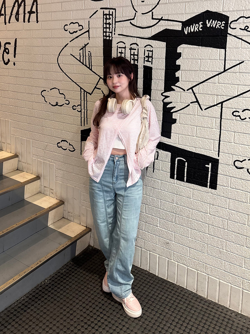 ボーダークロススリットTシャツ | 詳細画像18