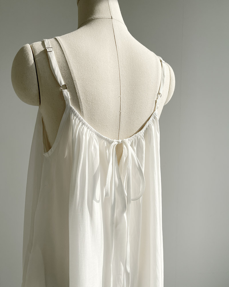 バックリボンギャザーキャミワンピース | 詳細画像23