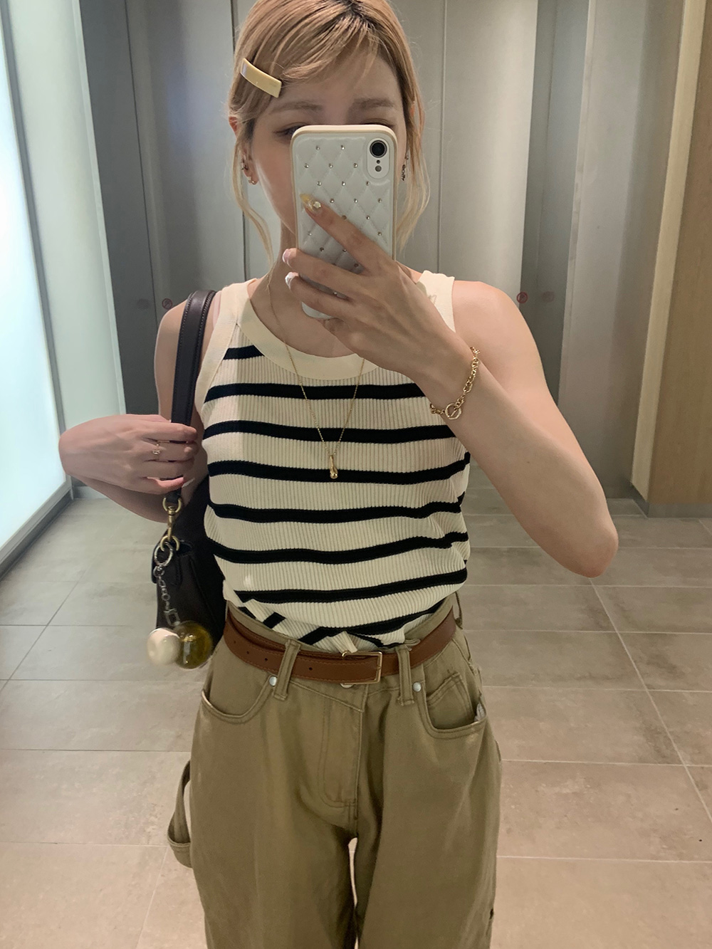 2TYPEリブニットタンクトップ | 詳細画像4