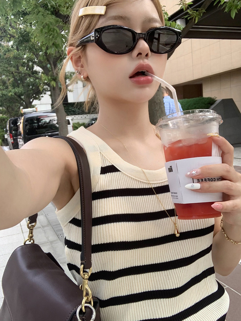 トップス Momo.M 250311 baiduMOMObar Twitter Update - Momo at Miu Miu | Fall