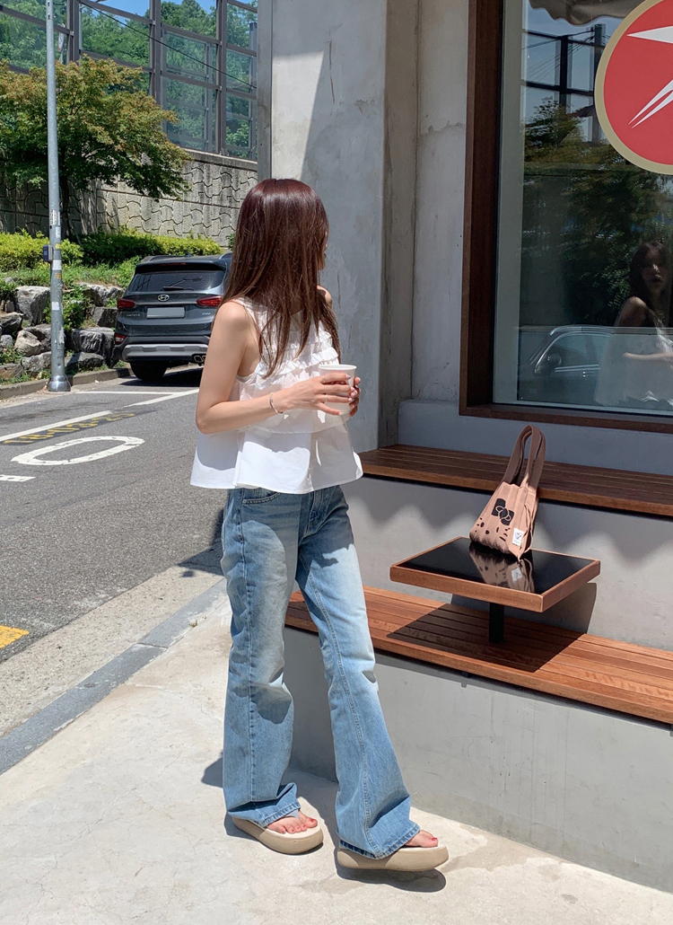 ブーツカットウォッシングデニムパンツ | レディースファッション通販