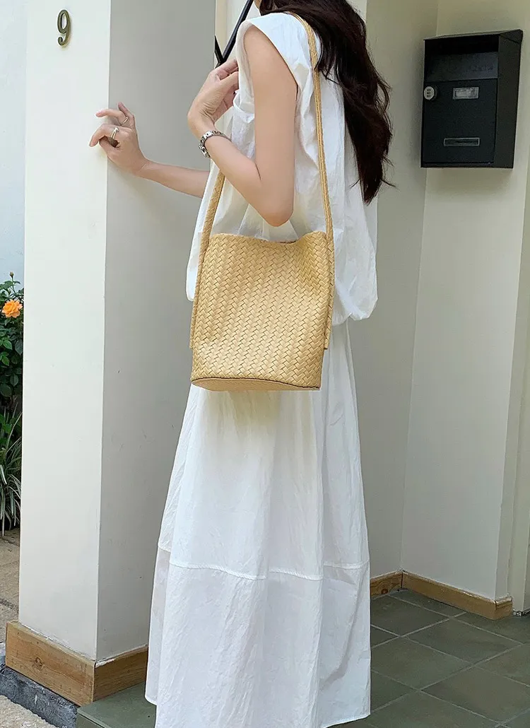 レザー調カラートートバッグポーチ | whosbag | 詳細画像1