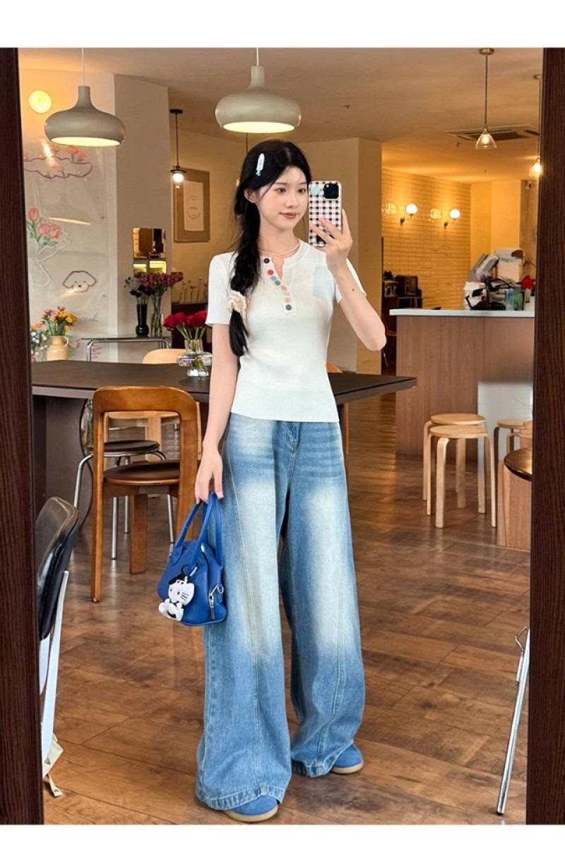 ボタン半袖Tシャツ | 詳細画像5