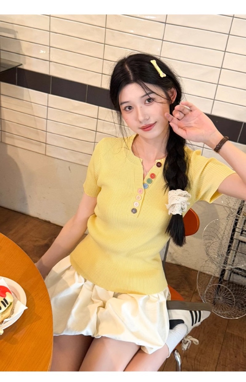 ボタン半袖Tシャツ | 詳細画像16