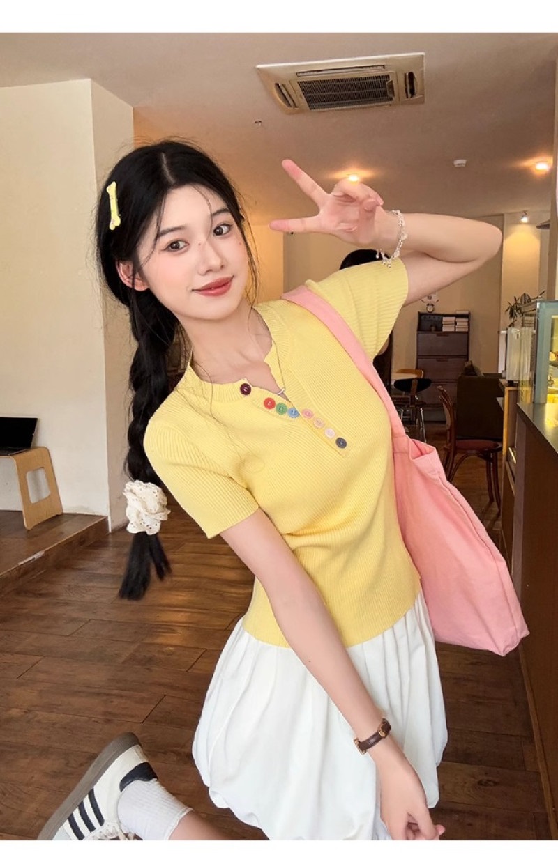 ボタン半袖Tシャツ | 詳細画像17